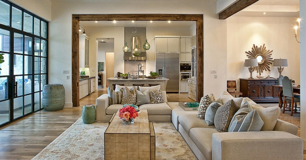 Whole home remodeling project in Naperville featuring modern interior design, open-concept living spaces, and custom renovations.